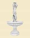 Фигурка (скульптура) фонтан Нереида чаша глубокая нов большая из бетона